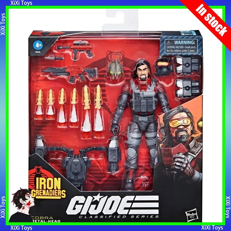 In Stock G.I. Joe GI Joe Classified Series 6" 118 Iron Grenadier Cobra Metal Head Action Figure Model Toy Hobby Gift
In Stock G.I. Joe GI Joe Classified Series 6" 118 Iron Grenadier Cobra Metal Head Action Figure Model Toy Hobby Gift