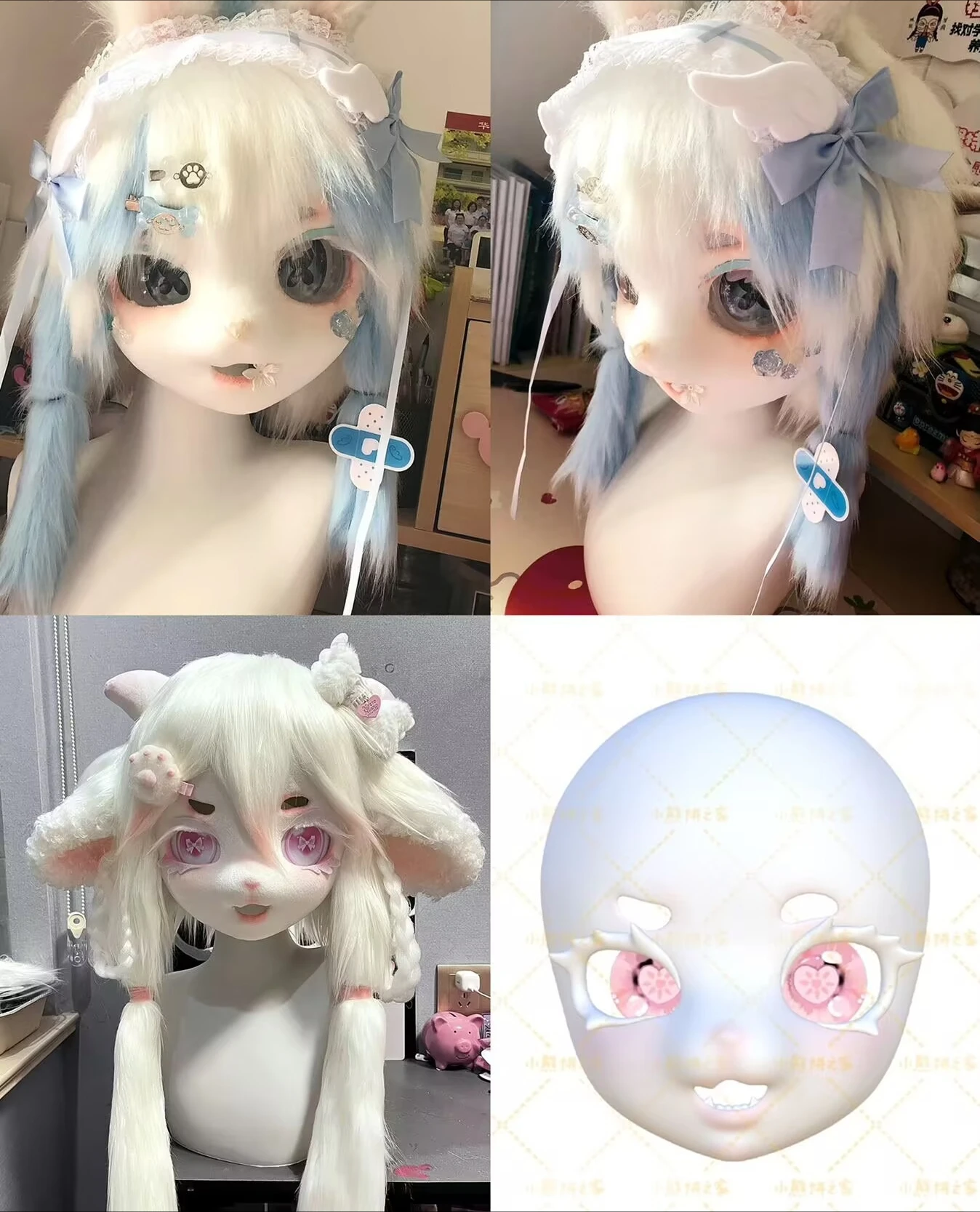 Cat Original Kigurumi Base Mask Fursuit Resin Costume Skull Fursuit Costumes Animation Fursuit DIY Accessories
Cat Original Kigurumi Base Mask Fursuit Resin Costume Skull Fursuit Costumes Animation Fursuit DIY Accessories