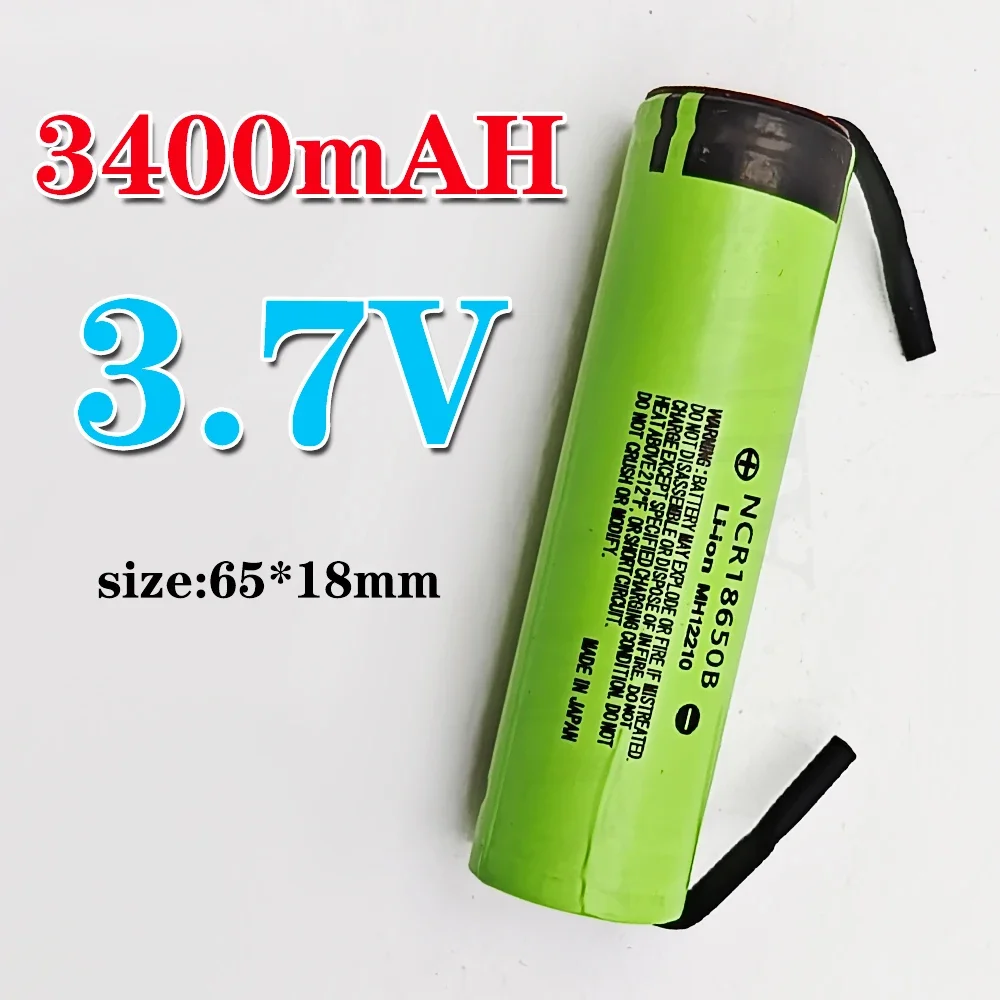 New Original 18650 NCR18650B Rechargeable Li-ion battery 3.7V 3400mAh batteries DIY Nickel
New Original 18650 NCR18650B Rechargeable Li-ion battery 3.7V 3400mAh batteries DIY Nickel