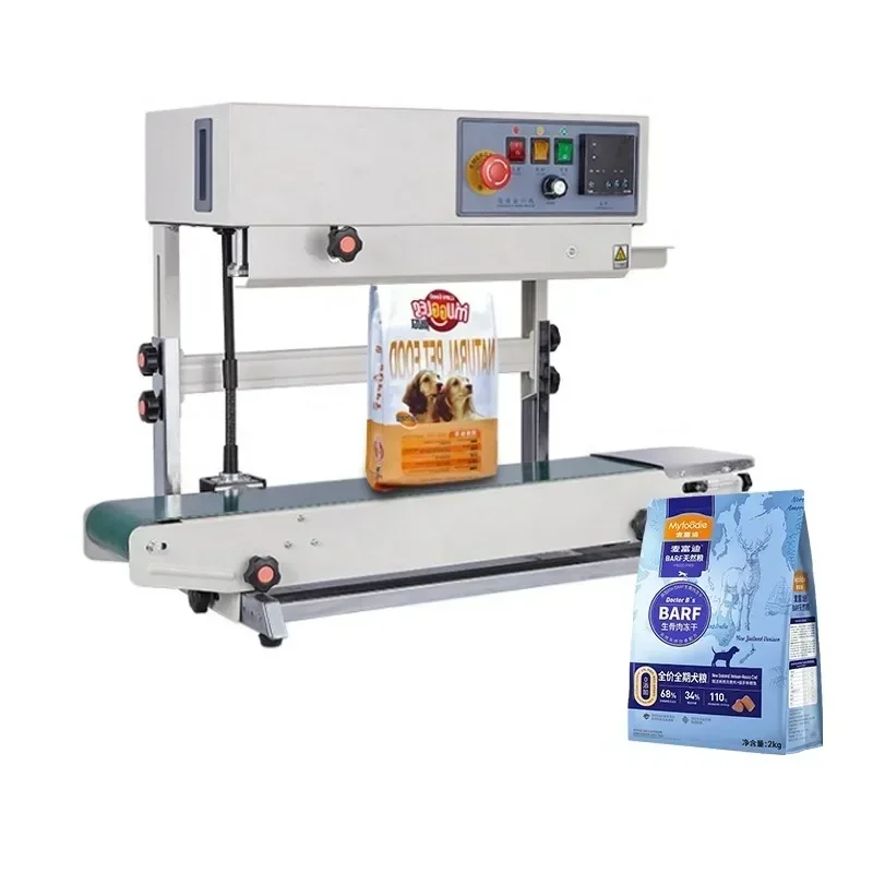 FR-900/770 Factory Wholesale Continuous Heat Sealer Flour Pet Grain Tea Plastic Pouch Band Vertical Packaging Sealing Machine Ho
FR-900/770 Factory Wholesale Continuous Heat Sealer Flour Pet Grain Tea Plastic Pouch Band Vertical Packaging Sealing Machine Ho