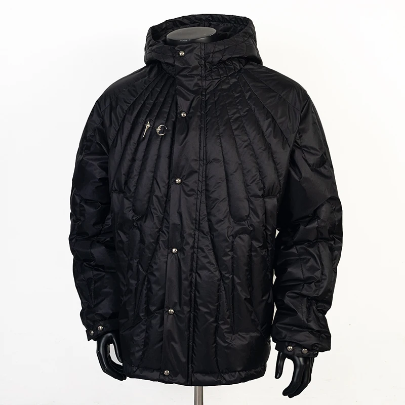 THUG CLUB Мужская и женская стеганая куртка в одном стиле с капюшоном TC Металлический логотип Ветрозащитное зимнее стеганое пальто Свободная верхняя одежда
THUG CLUB Мужская и женская стеганая куртка в одном стиле с капюшоном TC Металлический логотип Ветрозащитное зимнее стеганое пальто Свободная верхняя одежда