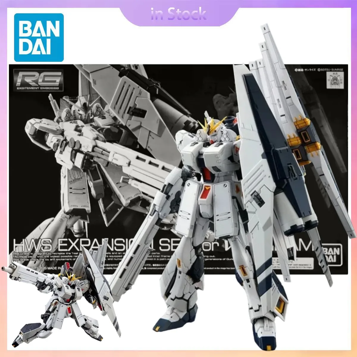 Original Bandai Genuine In StockRG 1/144 HWS EXPANSION SET FOR VGUNDAM Anime Collection Action Figure Model Kits Original box
Original Bandai Genuine In StockRG 1/144 HWS EXPANSION SET FOR VGUNDAM Anime Collection Action Figure Model Kits Original box