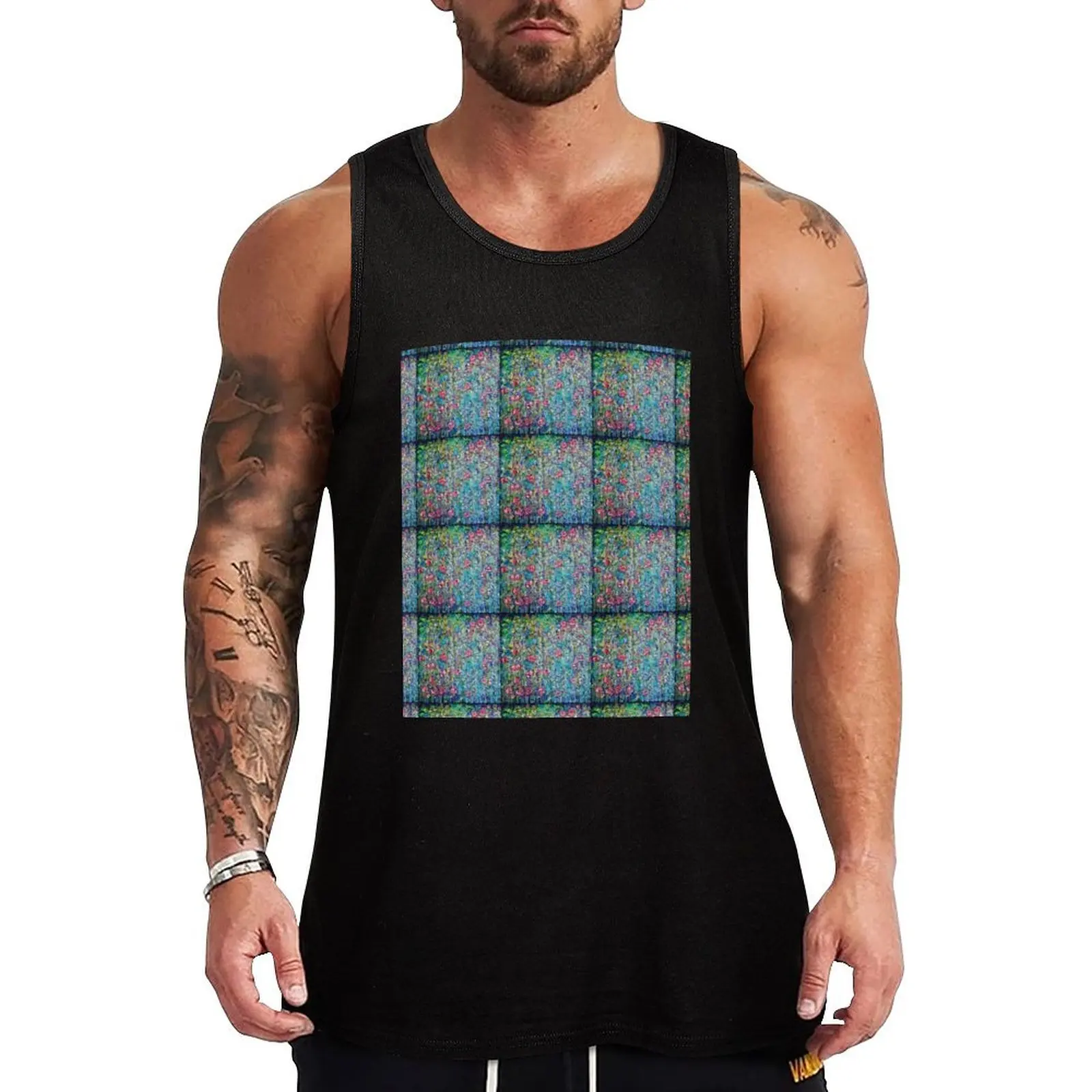 Roses, turquoise Tank Top Muscle fit Men's sleeveless gym shirts gym shirt man Men's summer clothes
Roses, turquoise Tank Top Muscle fit Men's sleeveless gym shirts gym shirt man Men's summer clothes