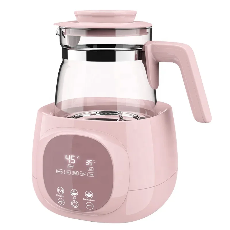 High Quality low price Smart Milk bottle warmer glass electric Baby Water kettle temperature controller 1.2L tea kettle for baby
High Quality low price Smart Milk bottle warmer glass electric Baby Water kettle temperature controller 1.2L tea kettle for baby