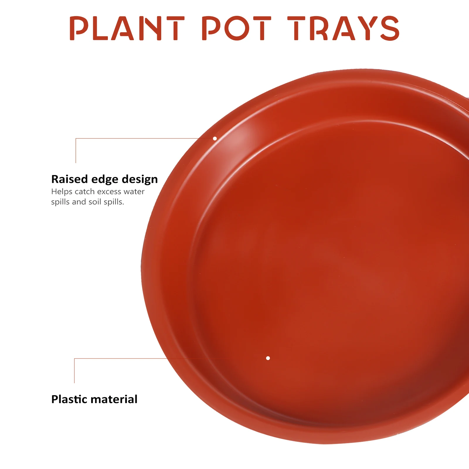 5 Pcs Plant Plastic Flower Tray Bottom Office Indoor Plants Saucer Clear Pot Base
5 Pcs Plant Plastic Flower Tray Bottom Office Indoor Plants Saucer Clear Pot Base