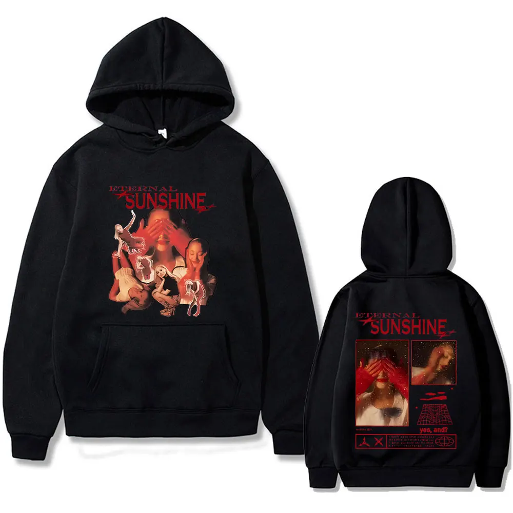 Yes and Ariana Grande Eternal Sunshine Double Sided Print Hoodie Men Women Fashion Oversized Hooded Tracksuit Male Streetwear
Yes and Ariana Grande Eternal Sunshine Double Sided Print Hoodie Men Women Fashion Oversized Hooded Tracksuit Male Streetwear