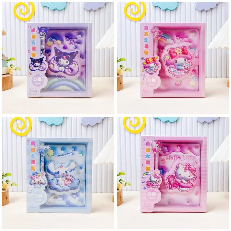 Sanrio Kawaii Hello Kitty Magnetic Buckle Notebook My Melody Kuromi Anime Cartoon Exquisite Decompression Notebook Set Gift Box
Sanrio Kawaii Hello Kitty Magnetic Buckle Notebook My Melody Kuromi Anime Cartoon Exquisite Decompression Notebook Set Gift Box