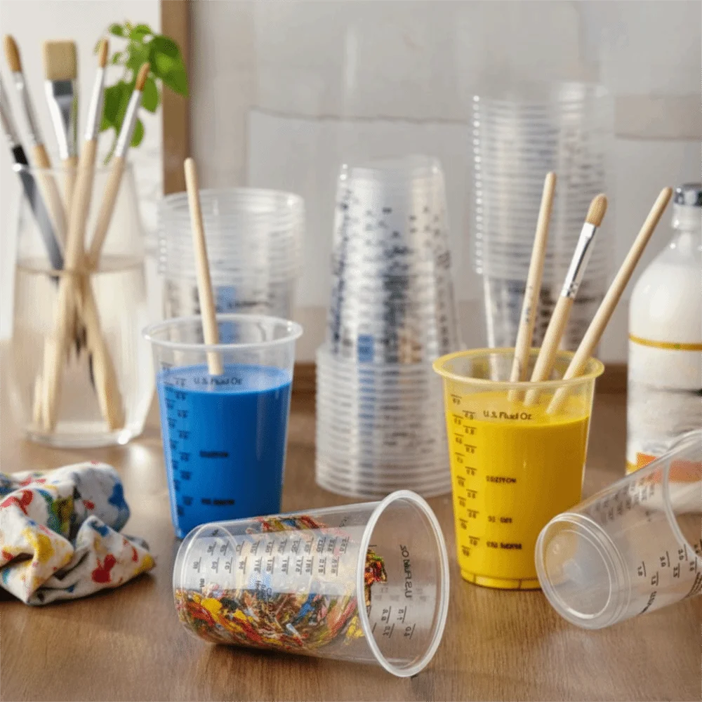 Disposable Disposable Measuring Cups Plastic With Stirring Sticks Plastic Mixing Cups Epoxy Resin Mixing Cups Mixing Paint
Disposable Disposable Measuring Cups Plastic With Stirring Sticks Plastic Mixing Cups Epoxy Resin Mixing Cups Mixing Paint