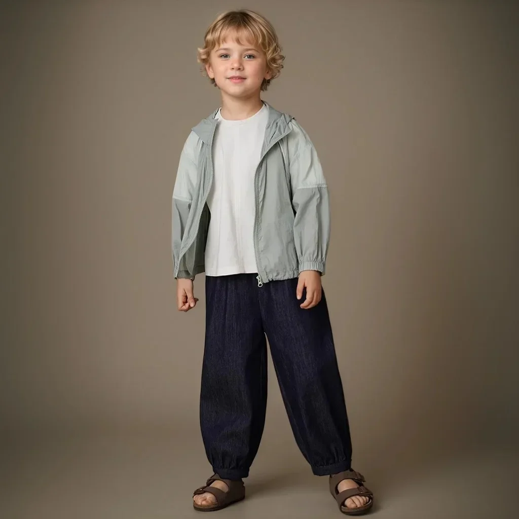 Children's Sun Protection Clothing Outdoor Ice Silk Sun Protection Jacket UV Resistant Summer Outdoor Play Sun Protection Jacket
Children's Sun Protection Clothing Outdoor Ice Silk Sun Protection Jacket UV Resistant Summer Outdoor Play Sun Protection Jacket