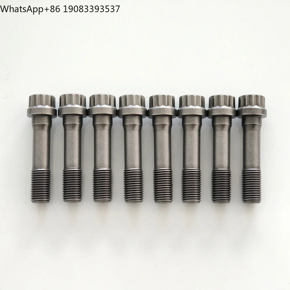HIMYCAR HIGH PERFORMANCE 8X FORGED 4340 RACING CONNECTING ROD BOLTS CAP SCREWS 7/16"x1.600"L
HIMYCAR HIGH PERFORMANCE 8X FORGED 4340 RACING CONNECTING ROD BOLTS CAP SCREWS 7/16"x1.600"L