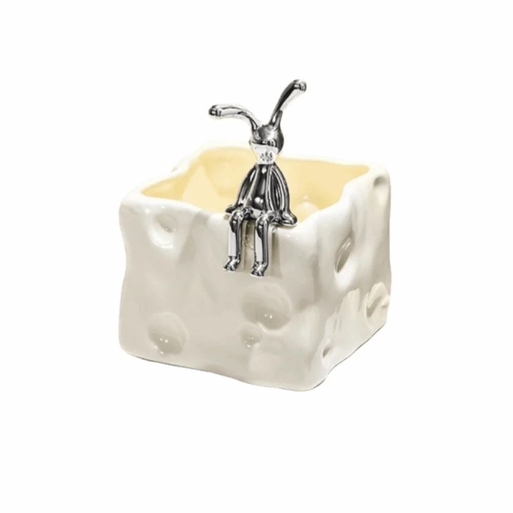 Cute Bow Ceramic Storage Box Rabbit Place Toothbrush Toilet Storage Box Square Creative Makeup Holder Bathroom
Cute Bow Ceramic Storage Box Rabbit Place Toothbrush Toilet Storage Box Square Creative Makeup Holder Bathroom