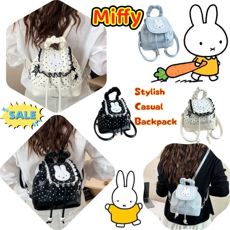 Miffy Rabbit Anime Cute Casual Backpack Female Niche Design Fashionable Sweet Wave Point Student Versatile Backpack
Miffy Rabbit Anime Cute Casual Backpack Female Niche Design Fashionable Sweet Wave Point Student Versatile Backpack