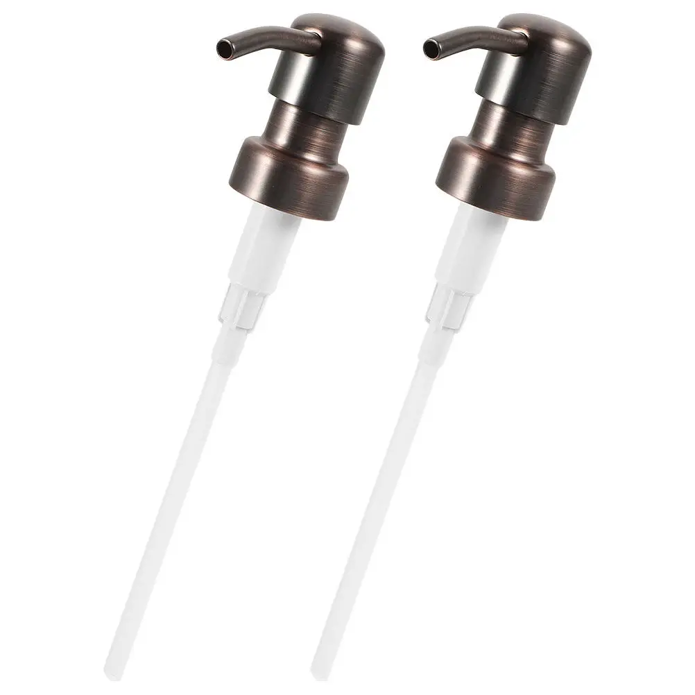 2Pcs Metal Soap Dispenser Pump Head Stainless Steel Lotion Shampoo Conditioner Pump Replacement Universal Refillable Bottle
2Pcs Metal Soap Dispenser Pump Head Stainless Steel Lotion Shampoo Conditioner Pump Replacement Universal Refillable Bottle