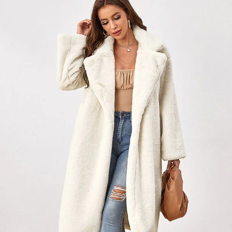 Winter Fall 2025 Womens Female Thick Warm Artifical Fur Long Coat , Korean Style Fashion Autumn Woman Elegant Jackets Coats
Winter Fall 2025 Womens Female Thick Warm Artifical Fur Long Coat , Korean Style Fashion Autumn Woman Elegant Jackets Coats