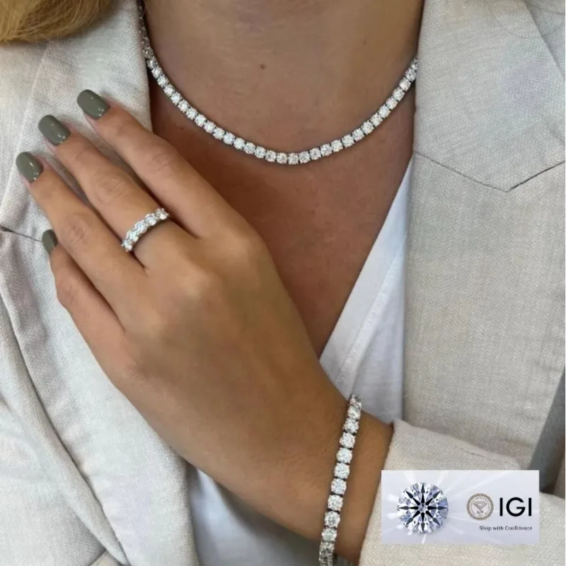 Real Gold VVS D Diamond Synthetic Igi Certified Lab Grown Diamond Tennis Bracelet Lab Grown Diamond Jewelry
Real Gold VVS D Diamond Synthetic Igi Certified Lab Grown Diamond Tennis Bracelet Lab Grown Diamond Jewelry