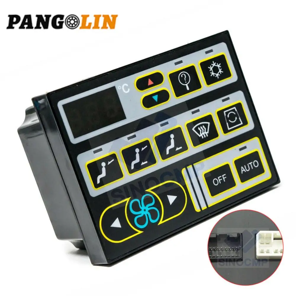 14541344 14513653 14590052 14520400 Excavator Air Condition Controller EC140 EC210 EC240 EC360 For VOLVO Air Condition Panel
14541344 14513653 14590052 14520400 Excavator Air Condition Controller EC140 EC210 EC240 EC360 For VOLVO Air Condition Panel