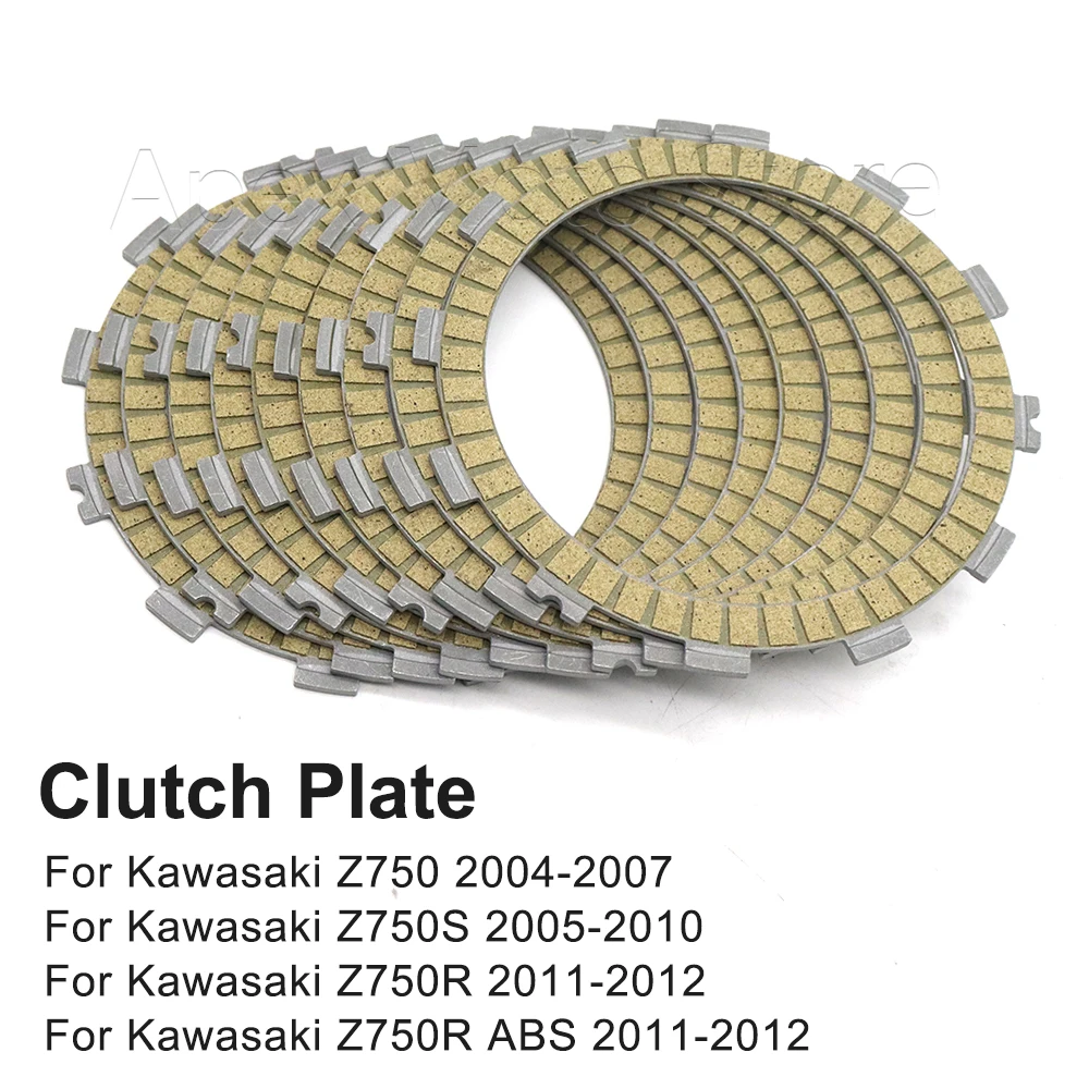 For Kawasaki Z750 Z 750 2004-2007 Z750S 2005-2010 Z750R ABS 2011-2012 Motorcycle Clutch Friction Disc Plate Kit Accessories
For Kawasaki Z750 Z 750 2004-2007 Z750S 2005-2010 Z750R ABS 2011-2012 Motorcycle Clutch Friction Disc Plate Kit Accessories