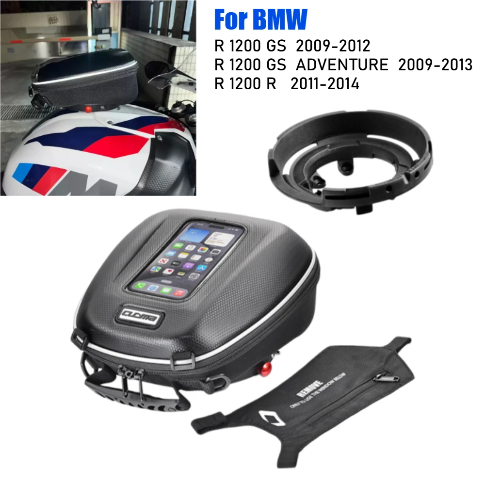 For BMW R1200GS R1200R R 1200 GS Adventure ADV Motorcycle Tank Bag Quick Lock Flange Fuel Bags Waterproof Navigation Top Case
For BMW R1200GS R1200R R 1200 GS Adventure ADV Motorcycle Tank Bag Quick Lock Flange Fuel Bags Waterproof Navigation Top Case