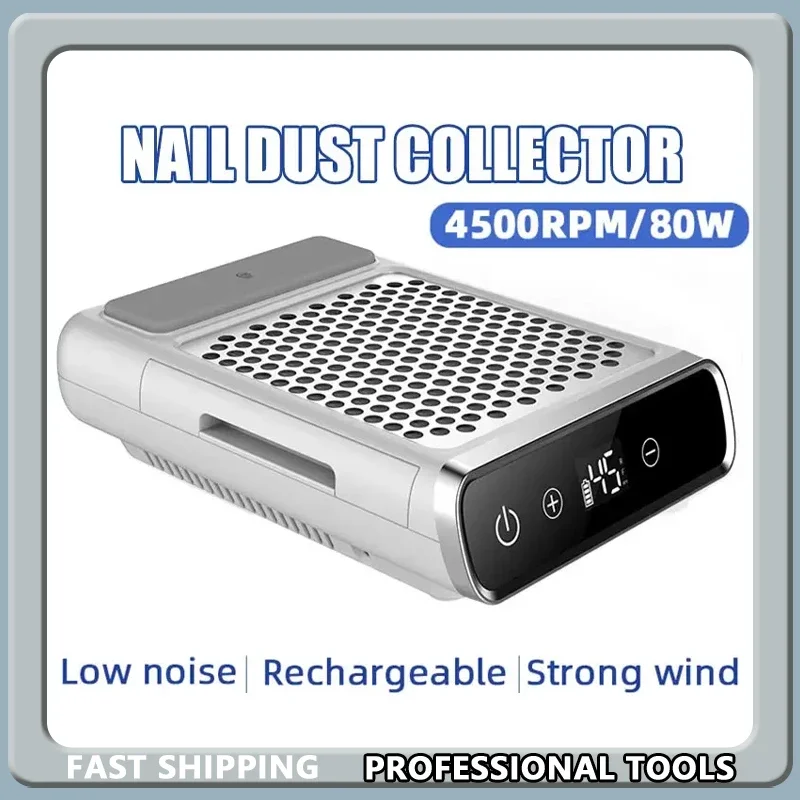 Professional Nail Dust Vacuum Collector with Reusable Filter - Powerful Adjustable Speed Nail Dust Extractor Manicure Equipment
Professional Nail Dust Vacuum Collector with Reusable Filter - Powerful Adjustable Speed Nail Dust Extractor Manicure Equipment