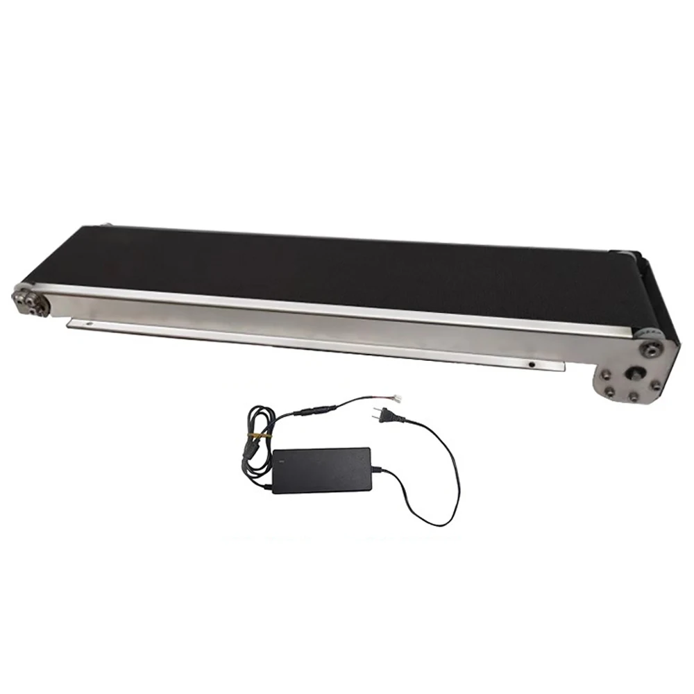 Mini Conveyor Belt Stainless Steel Frame Mini Conveyor Vending Machine PU Belt Automatic Track Cargo Lane Channel 460MMx85MM
Mini Conveyor Belt Stainless Steel Frame Mini Conveyor Vending Machine PU Belt Automatic Track Cargo Lane Channel 460MMx85MM