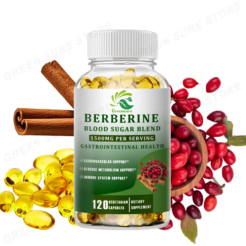 GREEBSUER Berberine для обмену веществ и холестерина, поддержка GI и поддержка иммунитета, 1500 мг бербертина HCL, веганский, без глютена
GREEBSUER Berberine для обмену веществ и холестерина, поддержка GI и поддержка иммунитета, 1500 мг бербертина HCL, веганский, без глютена