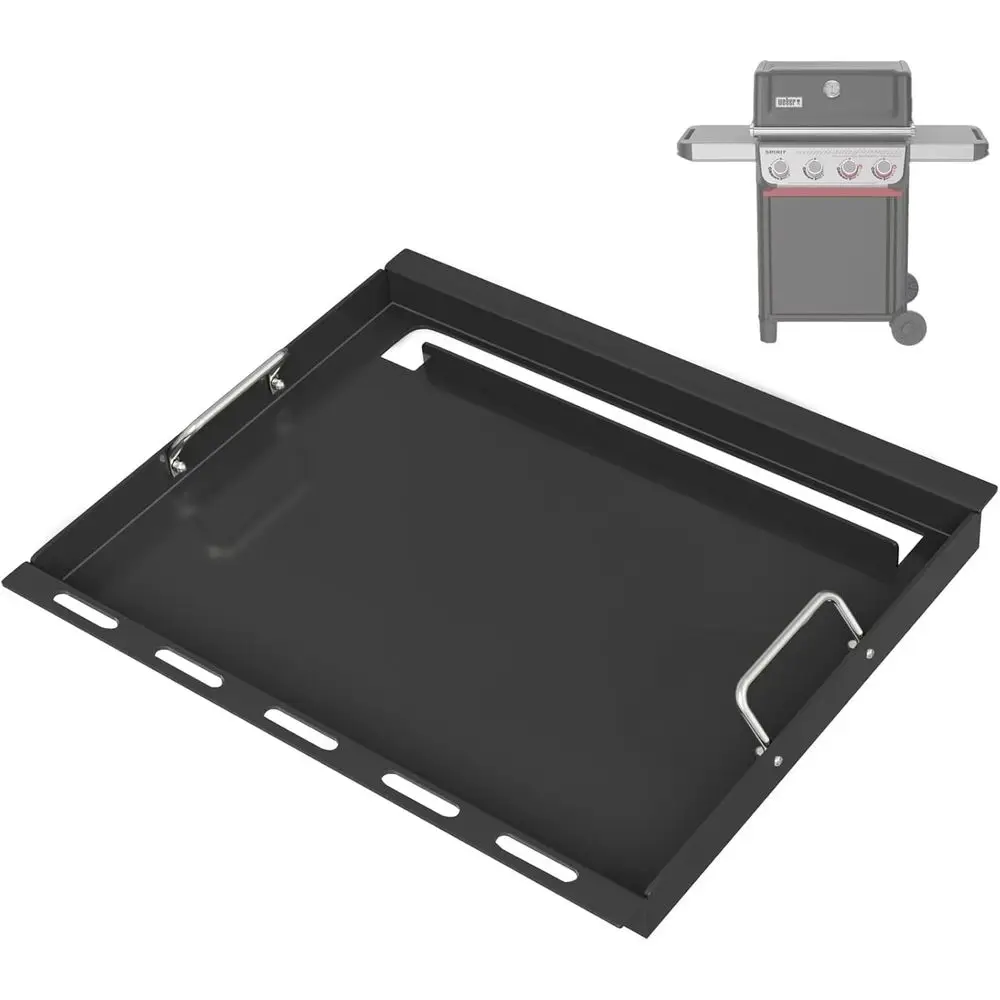 Griddle Insert with Handles for 6787 Size, Compatible with Spirit 400 Series (2025 els) and 300 Series (2016-2024), Top Grill Re
Griddle Insert with Handles for 6787 Size, Compatible with Spirit 400 Series (2025 els) and 300 Series (2016-2024), Top Grill Re