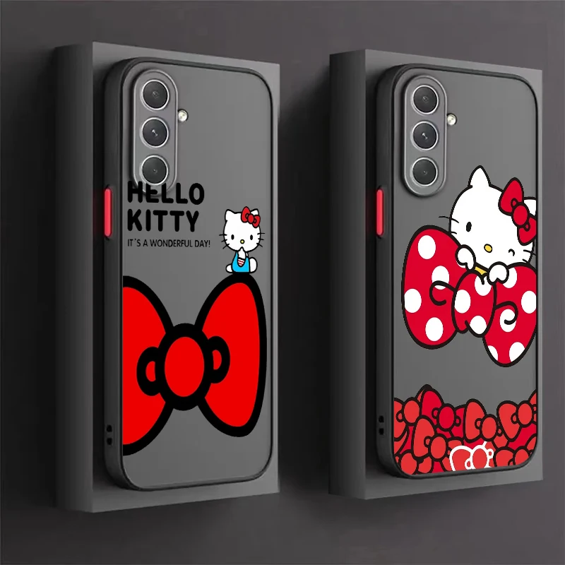 Sanrio Hello Kitty Red Cute Frosted Translucent For Samsung Galaxy S24 S23 S22 S21 S20 FE S10 S9 S8 Plus Ultra Pro 5G TPU
Sanrio Hello Kitty Red Cute Frosted Translucent For Samsung Galaxy S24 S23 S22 S21 S20 FE S10 S9 S8 Plus Ultra Pro 5G TPU