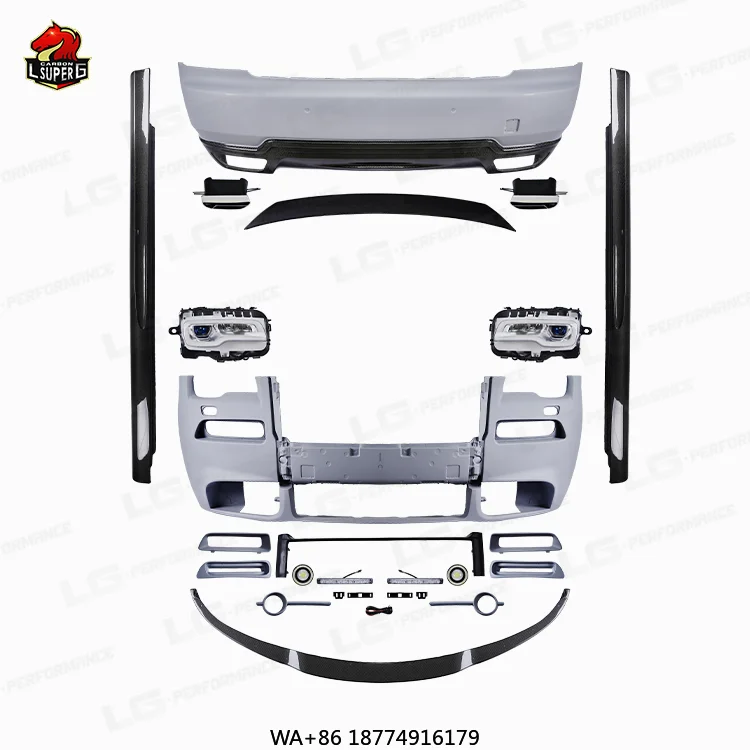 Новые автозапчасти LeGai Facelift для улучшения Ghost M стиль передний и задний бампер капот фары комплект кузова из углеродного волокна
Новые автозапчасти LeGai Facelift для улучшения Ghost M стиль передний и задний бампер капот фары комплект кузова из углеродного волокна