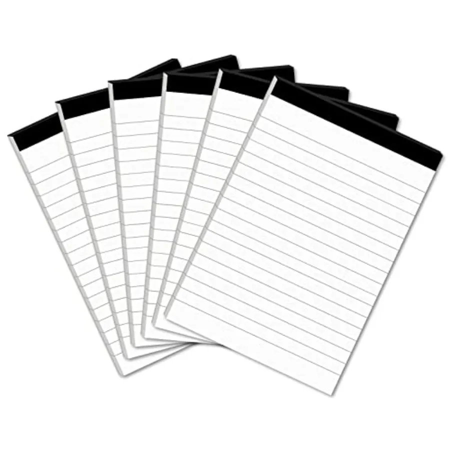 6 Pcs Perforated Note Pads College Ruled - 4" x 6" Inch Writing Notepad for Daily Planning - Perforated Small Notepads with 31
6 Pcs Perforated Note Pads College Ruled - 4" x 6" Inch Writing Notepad for Daily Planning - Perforated Small Notepads with 31