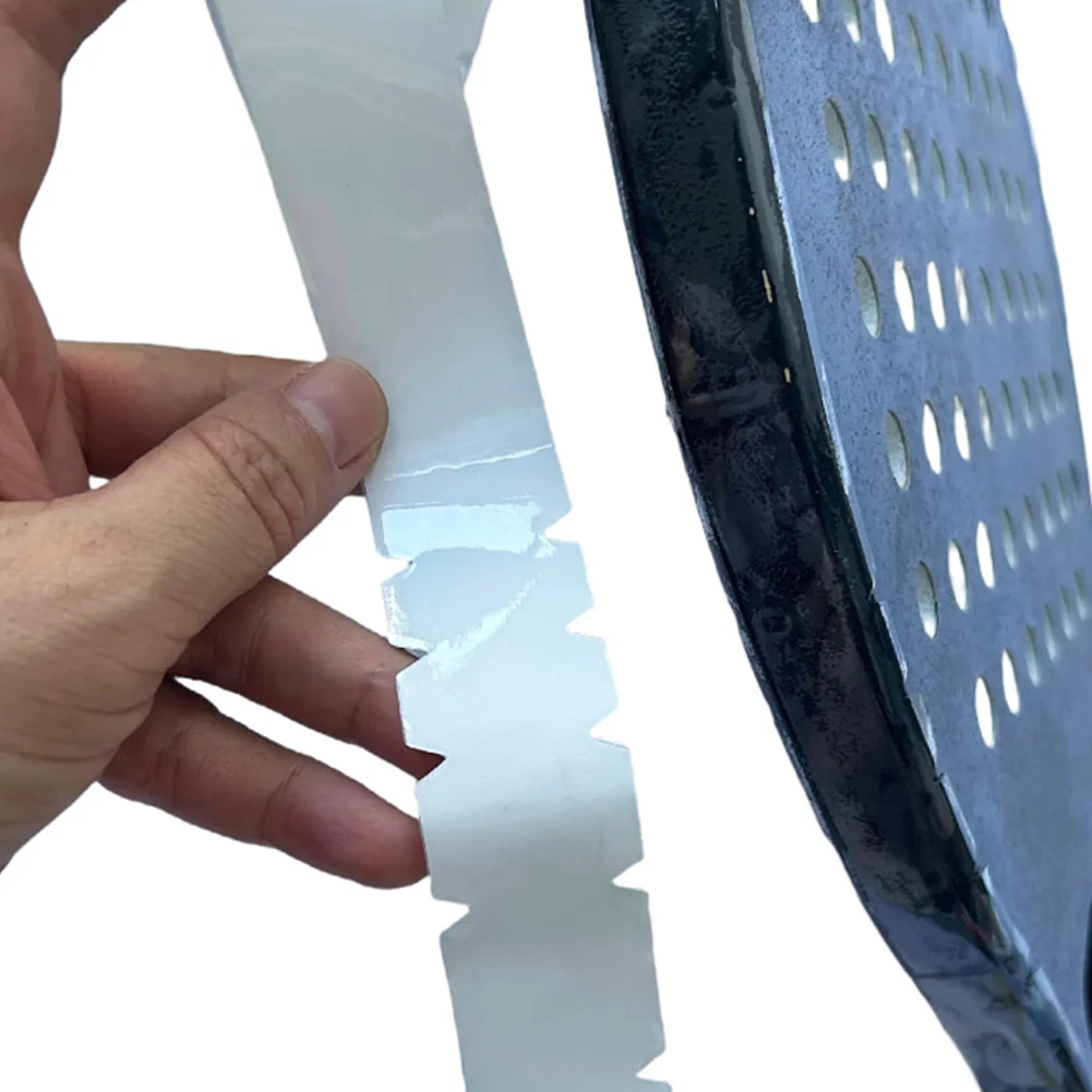Court Wear Guard Edge Sticker For Casual Games Lightweight Design For Standard Rackets Abrasion Resistant Racket Tape
