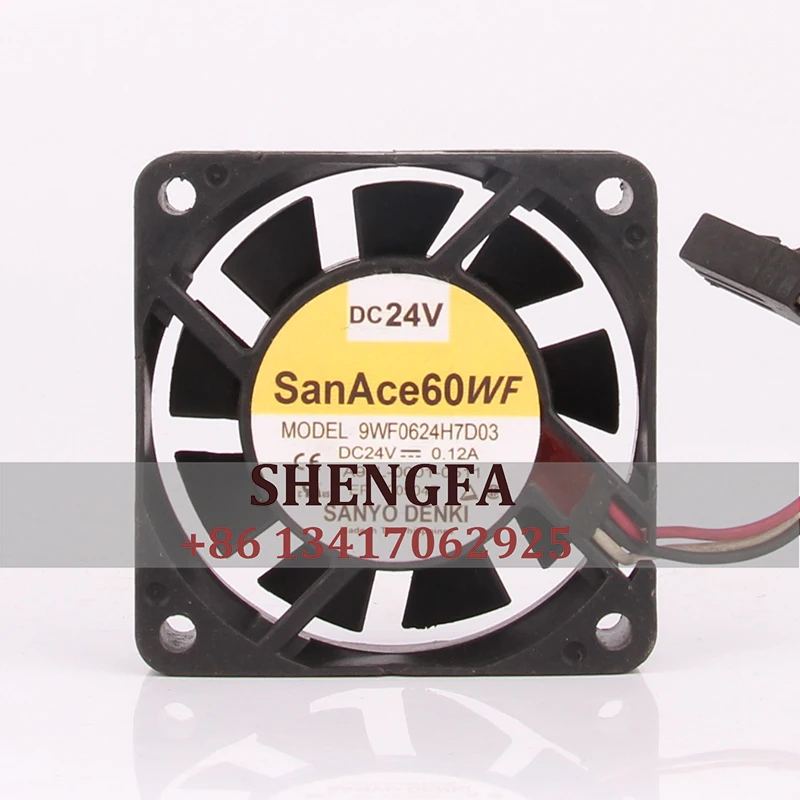 SANYO 9WF0624H7D03 Case Fan 60x60x15mm 6015 6800RPM 18.36CFM 24V FANUC Centrifugal Industrial Dual Ball Bearing Cooling Fan
SANYO 9WF0624H7D03 Case Fan 60x60x15mm 6015 6800RPM 18.36CFM 24V FANUC Centrifugal Industrial Dual Ball Bearing Cooling Fan