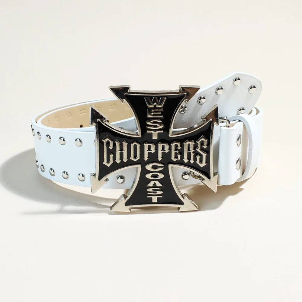 Модный ремень West Coast Choppers 2026: индивидуальный дизайн, заклепки, крепления в стиле панк
Модный ремень West Coast Choppers 2026: индивидуальный дизайн, заклепки, крепления в стиле панк
