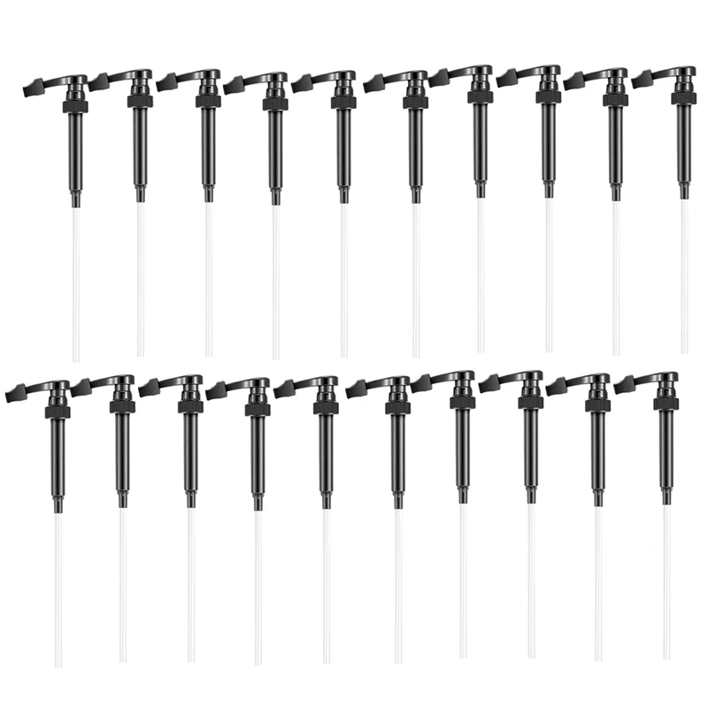Coffee Syrup Pumps,20 Pack Pumps For Coffee Syrup Bottle, Fits 750 ML Coffee Syrup Pump Dispenser, Great For Home Black Durable
Coffee Syrup Pumps,20 Pack Pumps For Coffee Syrup Bottle, Fits 750 ML Coffee Syrup Pump Dispenser, Great For Home Black Durable
