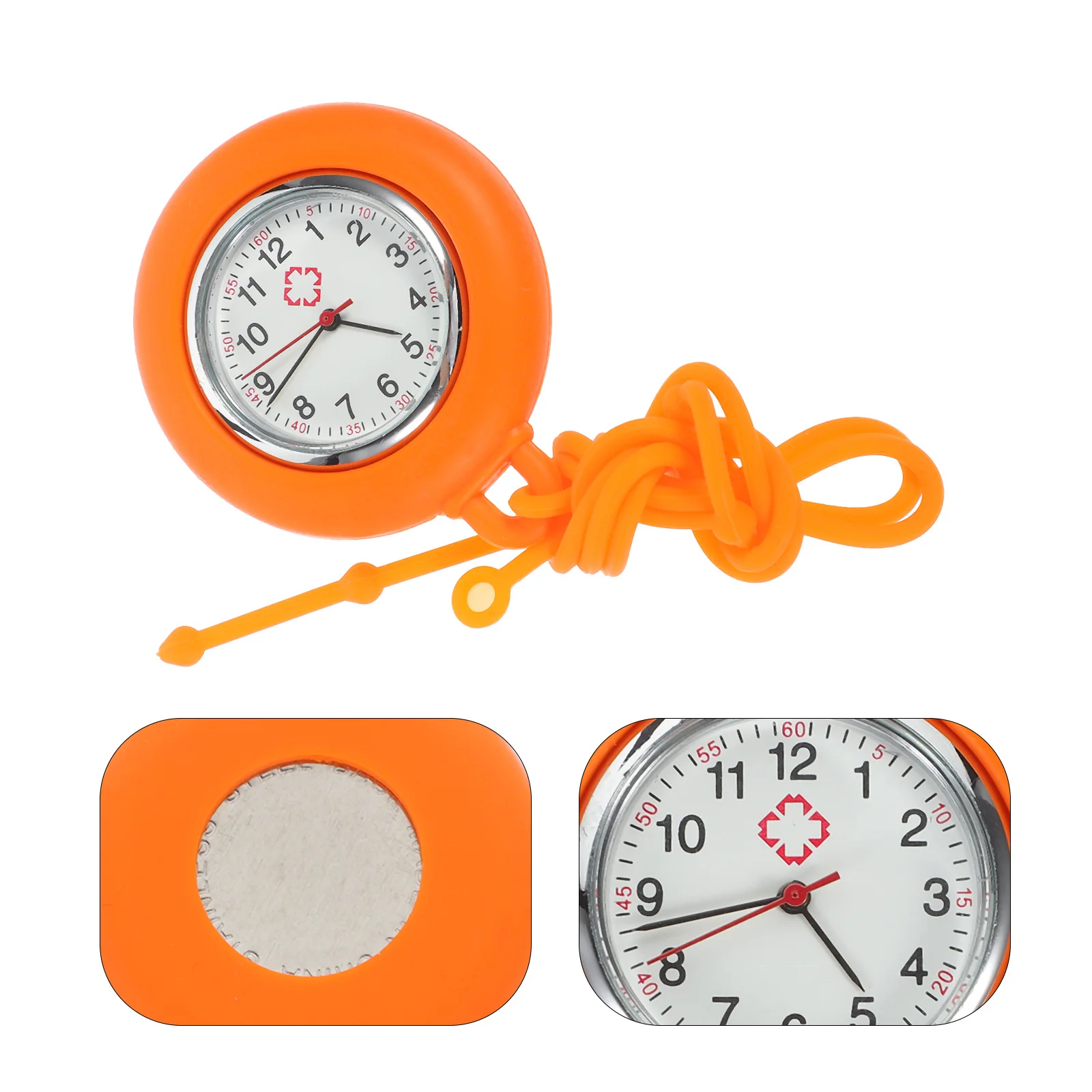 1pc Nurse Watch Orange Silicone Medical Pocket Hanging Timepiece Portable Round Work Clock For Doctor Nurse Gift Accessory
1pc Nurse Watch Orange Silicone Medical Pocket Hanging Timepiece Portable Round Work Clock For Doctor Nurse Gift Accessory
