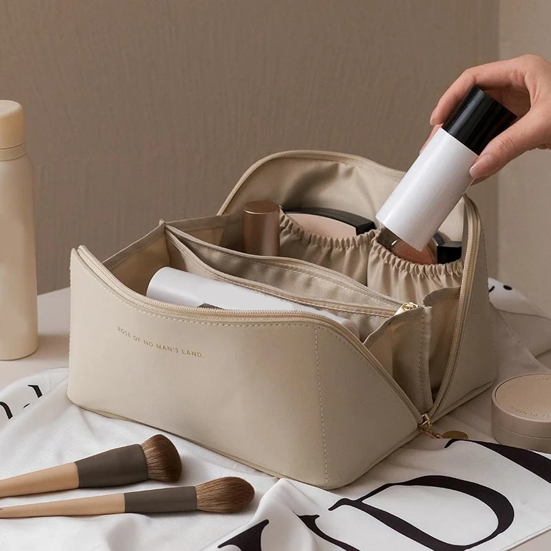 NEW-Cosmetic Bag New Large-Capacity Cosmetic Storage Bag PU Leather Portable Travel Wash Bag
NEW-Cosmetic Bag New Large-Capacity Cosmetic Storage Bag PU Leather Portable Travel Wash Bag