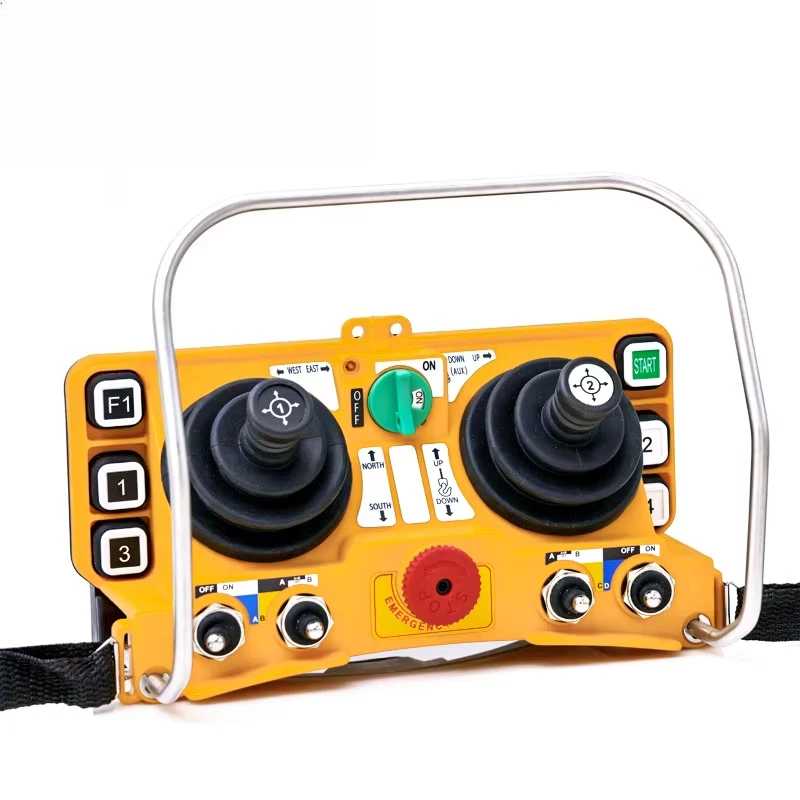 F24-60 Двойной джойстик Беспроводной пульт дистанционного управления Металл Пластик Защитный Регулируемая температура Ударные функции Кран 315 МГц
F24-60 Двойной джойстик Беспроводной пульт дистанционного управления Металл Пластик Защитный Регулируемая температура Ударные функции Кран 315 МГц