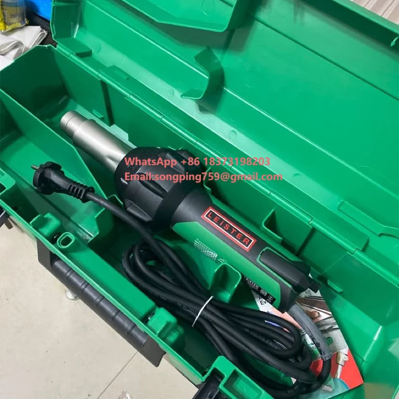 Leister Hot air G un Triac Single Hand-held 1600w Heating Gun Welding Tool for Geomembranas Roofing Tarpaulin
Leister Hot air G un Triac Single Hand-held 1600w Heating Gun Welding Tool for Geomembranas Roofing Tarpaulin