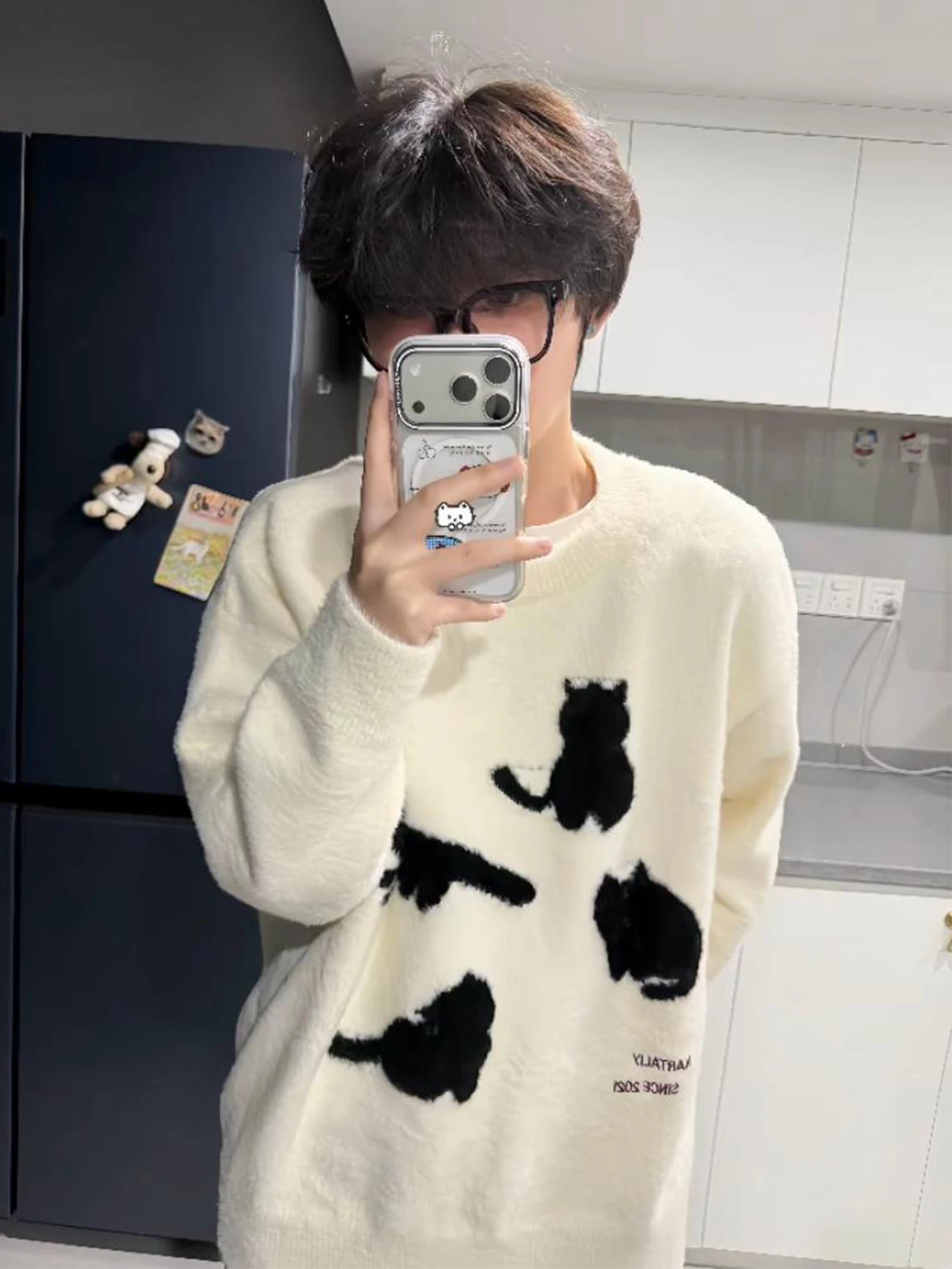 Khaki American Sle Camere Sweater Men's Autumn Winter Korean Lazy Knitted irt Inner Wear Base irt Casual Loose Fit
Khaki American Sle Camere Sweater Men's Autumn Winter Korean Lazy Knitted irt Inner Wear Base irt Casual Loose Fit