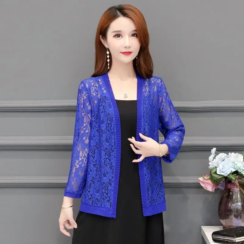 woman Summer New Lace Cardigan Short Style Western Small Shawl Clothes Women's Air Conditioning Shirt Mom's Spring Thin Coat
woman Summer New Lace Cardigan Short Style Western Small Shawl Clothes Women's Air Conditioning Shirt Mom's Spring Thin Coat