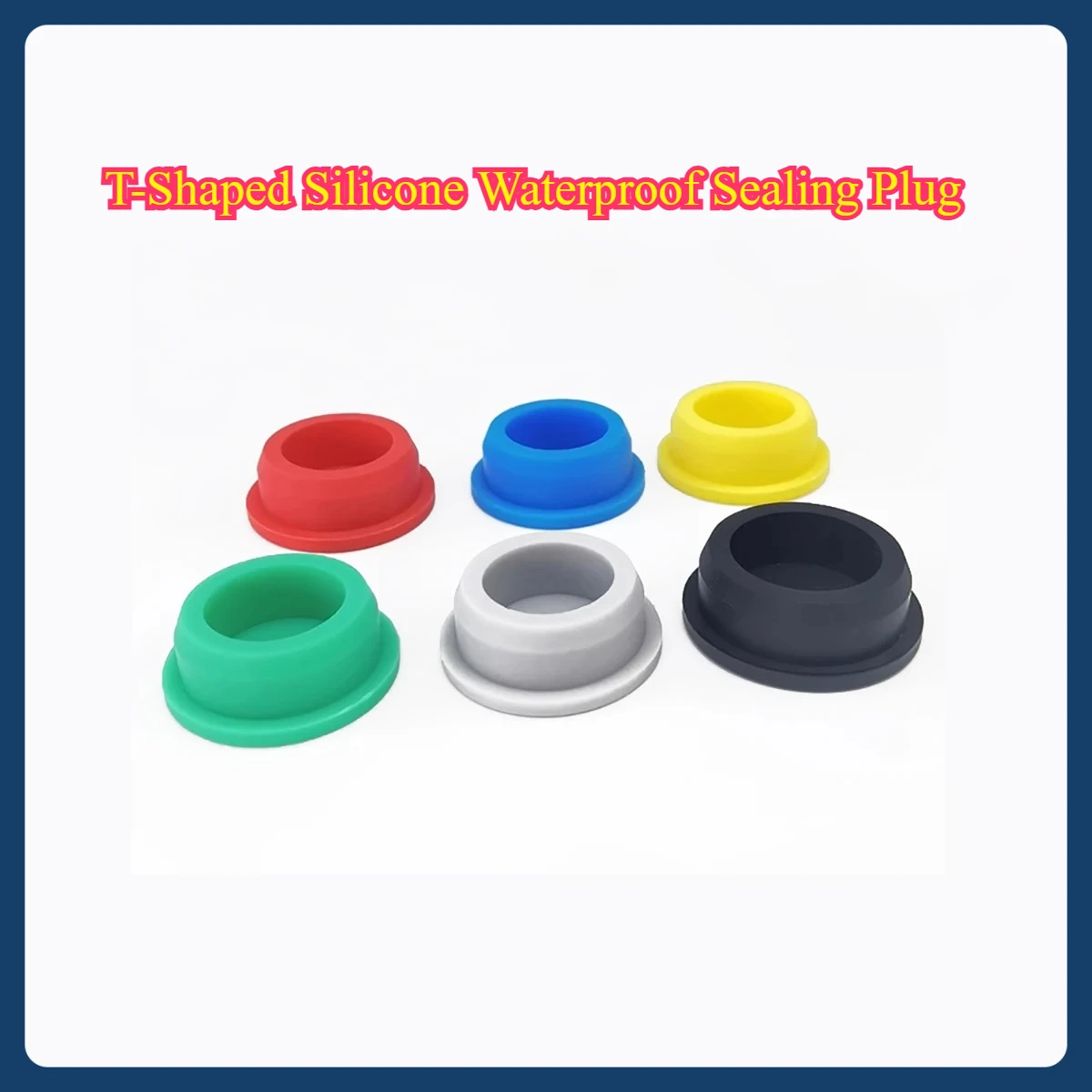 4.8/5/5.5/6/6.3/6.5/7mm T-Shaped Silicone Waterproof Sealing Plug Soft Rubber Circular Hole Plug Leak Proof Cover
4.8/5/5.5/6/6.3/6.5/7mm T-Shaped Silicone Waterproof Sealing Plug Soft Rubber Circular Hole Plug Leak Proof Cover