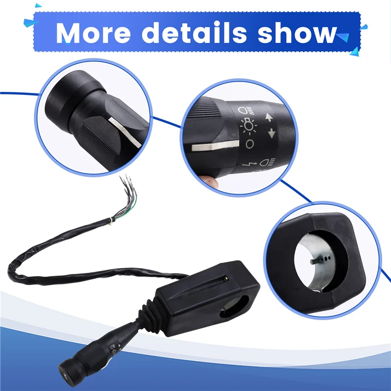 A82M-00018724 Auto Headlights Multifunction Horn Switch For Massey Ferguson TRAKTOR YM 3050-3085-3106-3070
A82M-00018724 Auto Headlights Multifunction Horn Switch For Massey Ferguson TRAKTOR YM 3050-3085-3106-3070