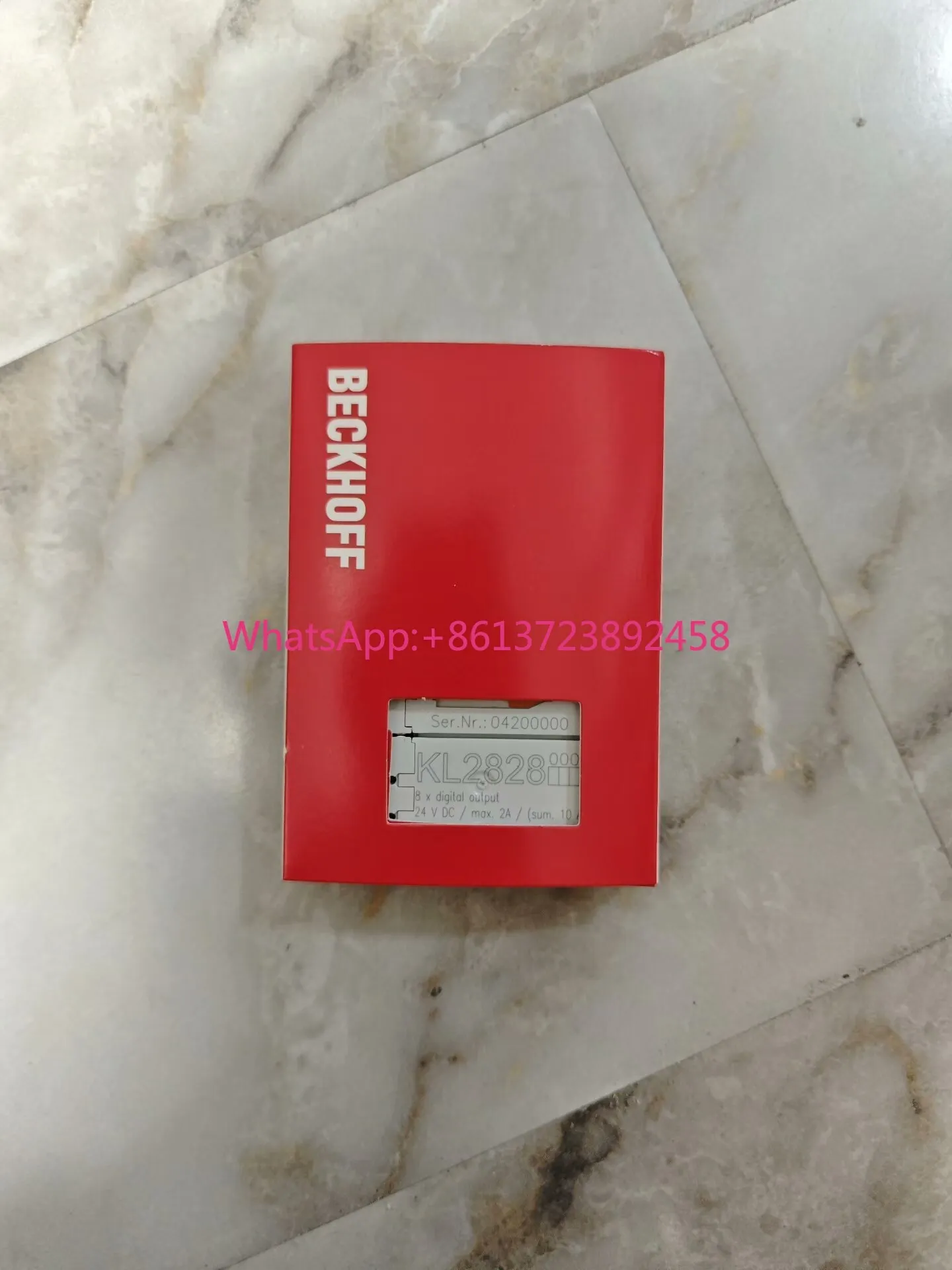 Beckhoff KL2828, 24V DC, maximum 3A,
Beckhoff KL2828, 24V DC, maximum 3A,