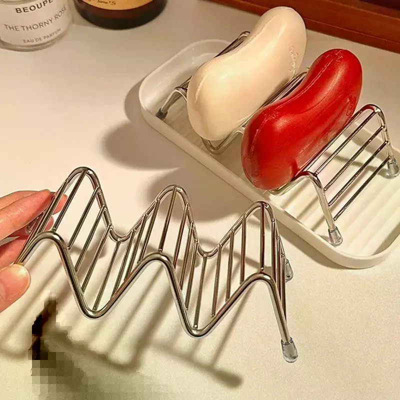 2/3 Grids Stainless Steel Soap Rack Student Dormitory Soap Moisture-proof And Waterproof Sink Storage Rack Household Storage
2/3 Grids Stainless Steel Soap Rack Student Dormitory Soap Moisture-proof And Waterproof Sink Storage Rack Household Storage