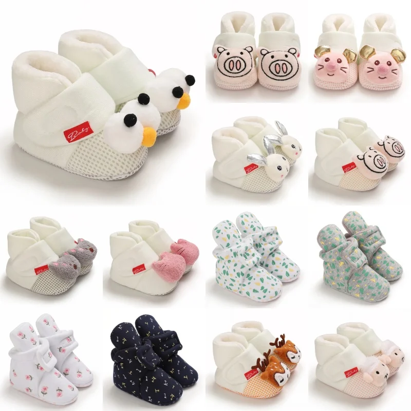 2026 New Winter Baby Booties Cute Cartoon Soft Sole First Walkers for Newborn Boys Girls 0-18 Months
2026 New Winter Baby Booties Cute Cartoon Soft Sole First Walkers for Newborn Boys Girls 0-18 Months