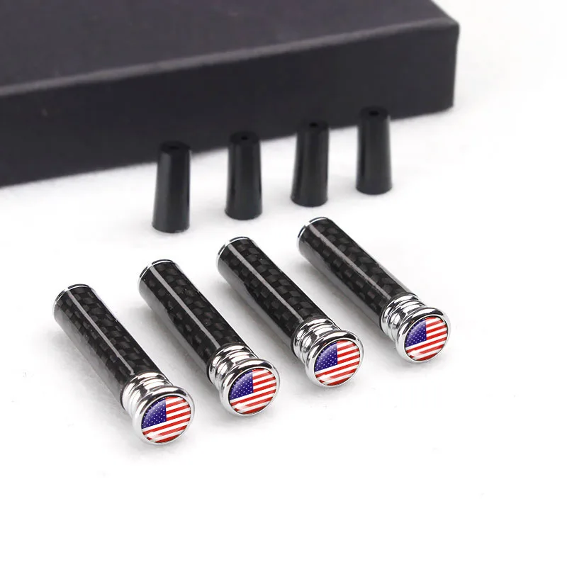 Automotive carbon fiber lift door bolt, American logo modified car lock door lift button universal
Automotive carbon fiber lift door bolt, American logo modified car lock door lift button universal