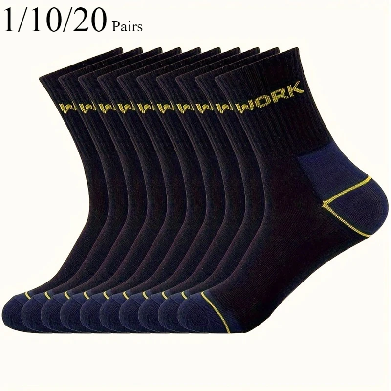 High-Quality Mans Business Odor Proof Mid Tube Socks Sweat Absorbing Breathable All Season Sports Leisure Socks 1/10/20/30 Pairs
High-Quality Mans Business Odor Proof Mid Tube Socks Sweat Absorbing Breathable All Season Sports Leisure Socks 1/10/20/30 Pairs