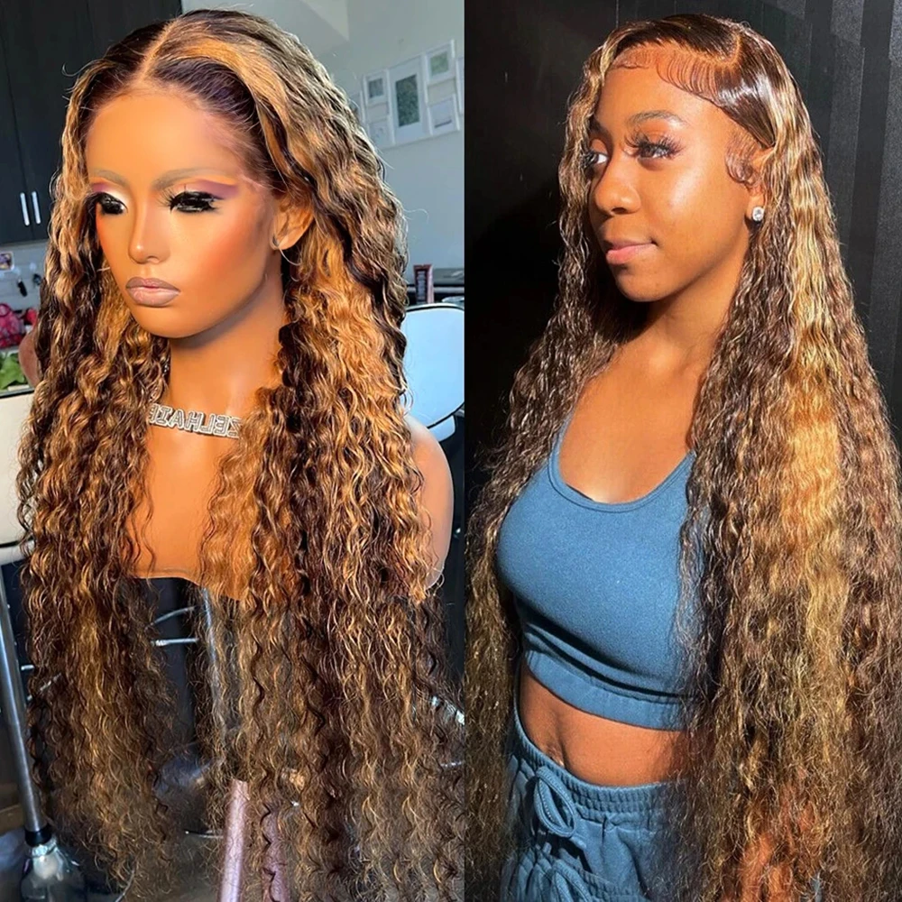 Glueless Wigs Hiighlight Ombre 13x4 Lace Frontal Human Hair Wigs Pre Cut No Glue 4/27 Colored Curly 7x5 Deep Wave Wigs For Women
Glueless Wigs Hiighlight Ombre 13x4 Lace Frontal Human Hair Wigs Pre Cut No Glue 4/27 Colored Curly 7x5 Deep Wave Wigs For Women