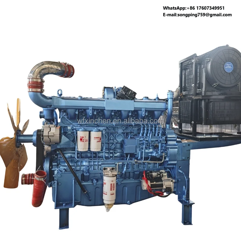 Weichai 250HP to 550HP Six-Cylinder Water-Cooled Diesel Engine Series WD10 WP12 WP13 with Motor Pump Core Components
Weichai 250HP to 550HP Six-Cylinder Water-Cooled Diesel Engine Series WD10 WP12 WP13 with Motor Pump Core Components