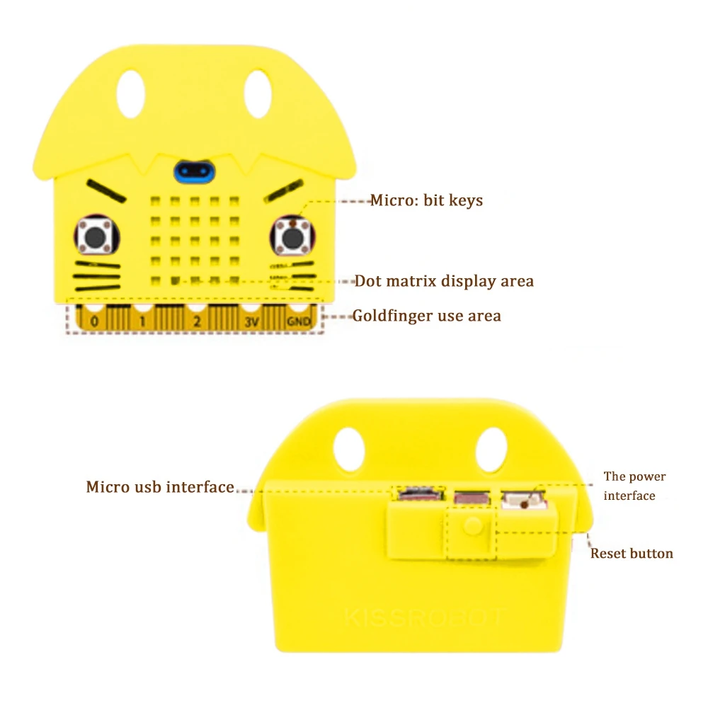 Ingenious-BBC Microbit Go Start Kit Micro:Bit BBC Programmable Learning Development Board With Protective Case For DIY Projects
Ingenious-BBC Microbit Go Start Kit Micro:Bit BBC Programmable Learning Development Board With Protective Case For DIY Projects