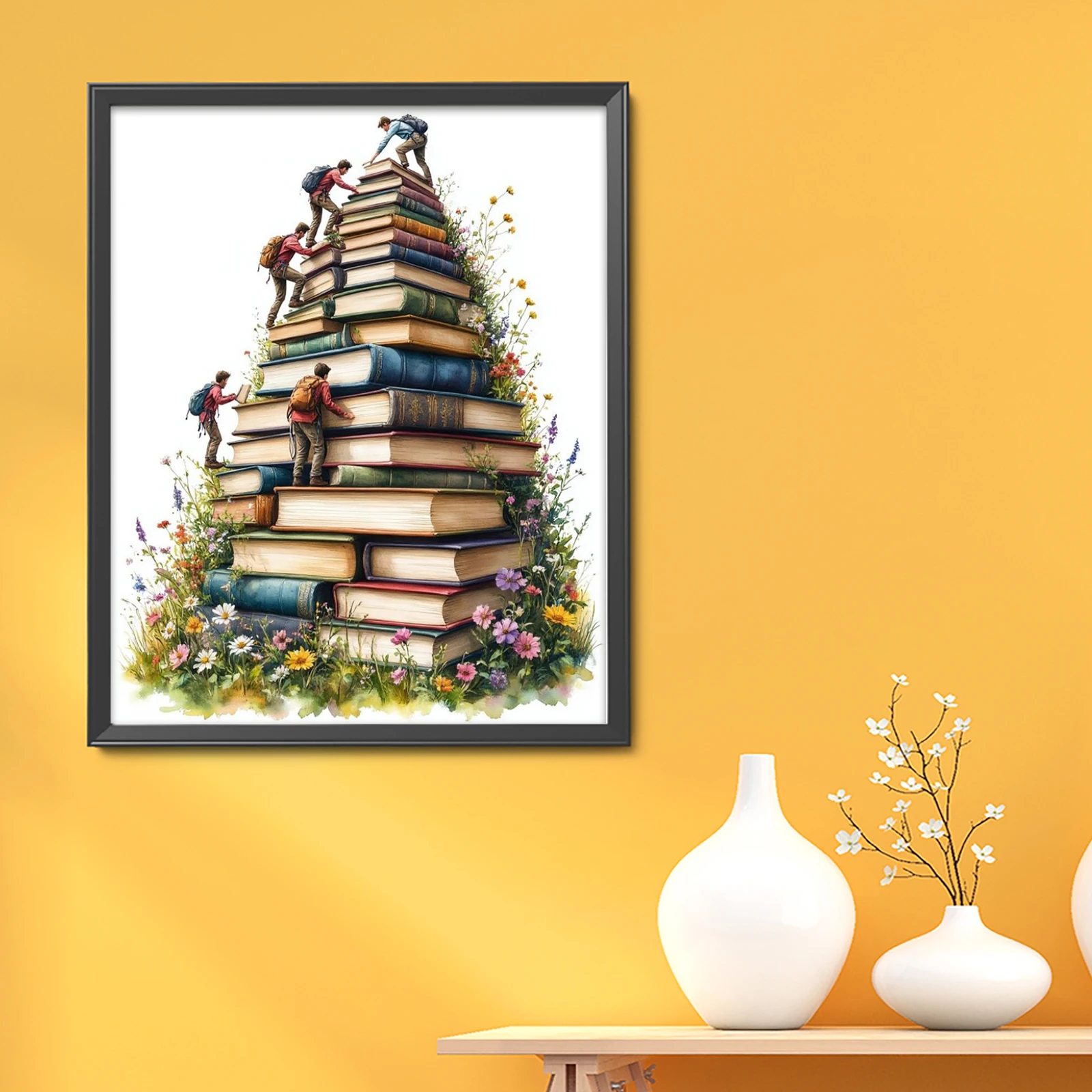 Pile of Books Full 11CT DIY Stamped Cross Stitch Kits 40*50cm/40*70cm Needlework Embroidery Kit for Beginners Adults Home Decor
Pile of Books Full 11CT DIY Stamped Cross Stitch Kits 40*50cm/40*70cm Needlework Embroidery Kit for Beginners Adults Home Decor